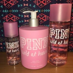 VS PINK body set - spray & lotion